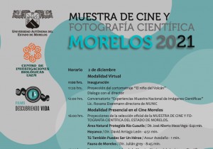 Muestra de Cine y Fotografía Científica Morelos 2021