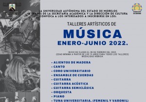 Talleres Artísticos de Música Enero - Junio 2022