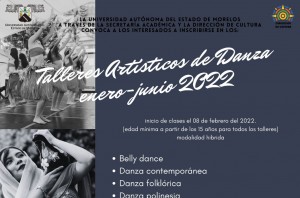 Talleres Artísticos de Danza Enero - Junio 2022