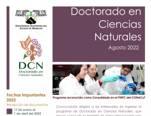 Doctorado en Ciencias Naturales - Ingreso Agosto 2022