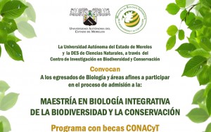 Maestría en biología integrativa de la biodiversidad y la conservación - Ingreso agosto 2022