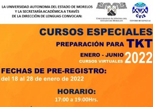 Cursos especiales preparación para TKT enero-junio 2022