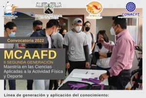 Maestría en las Ciencias Aplicadas a la Actividad Física y Deporte 2022