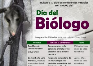 Ciclo de conferencias virtuales con motivo del día del biólogo