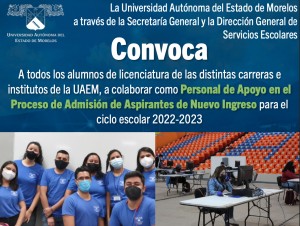Personal de apoyo en el proceso de admisión 2022-2023