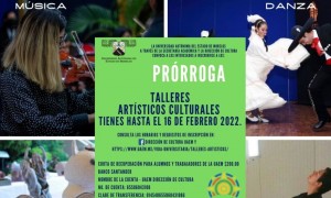 Prórroga Talleres Artísticos Culturales 2022