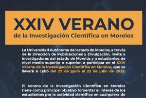 XXIV Verano de la Investigación Científica en Morelos