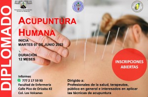 Diplomado: Acupuntura Humana 2022