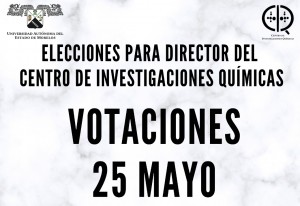 Elecciones para Director del Centro de Investigaciones Químicas 2022-2025