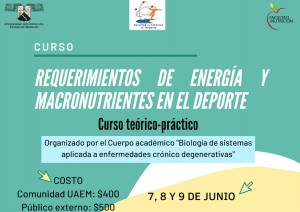 Curso: "Requerimientos de Energía y Macronutrientes en el Deporte"