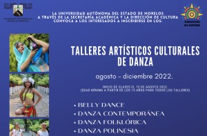 Talleres Artísticos Culturales de Danza | Agosto - Diciembre 2022