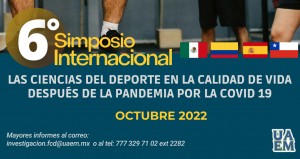 6to Simposio internacional “Las ciencias del deporte en la calidad de vida después de la pandemia por la COVID 19”