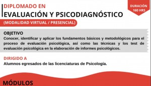 Diplomado en Evaluación y Psicodiagnóstico