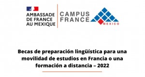 Becas de preparación lingüística para una movilidad de estudios en Francia o una formación a distancia – 2022