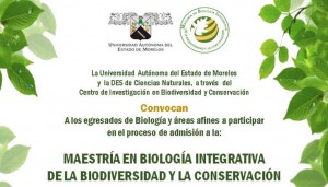 Maestría en Biología Integrativa de la Biodiversidad y la Conservación - Ingreso agosto 2023