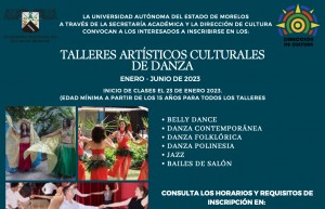 Talleres Artísticos Culturales de Danza | Enero - Junio 2023