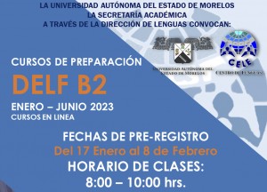 Cursos de preparación DELF B2 enero - junio 2023