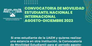 Convocatoria de Movilidad Estudiantil Nacional e Internacional 2023-2