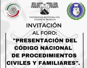 Foro Presentación Del Código Nacional de Procedimientos Civiles Y Familiares