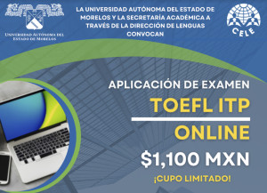 Aplicación de examen TOEFL ITP Online