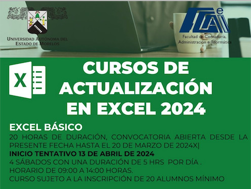 CONVOCATORIA CURSO ACTUALIZACIÓN EXCEL