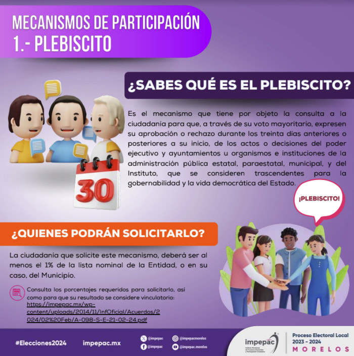 13 de los mecanismos de participación ciudadana | IMPEPAC