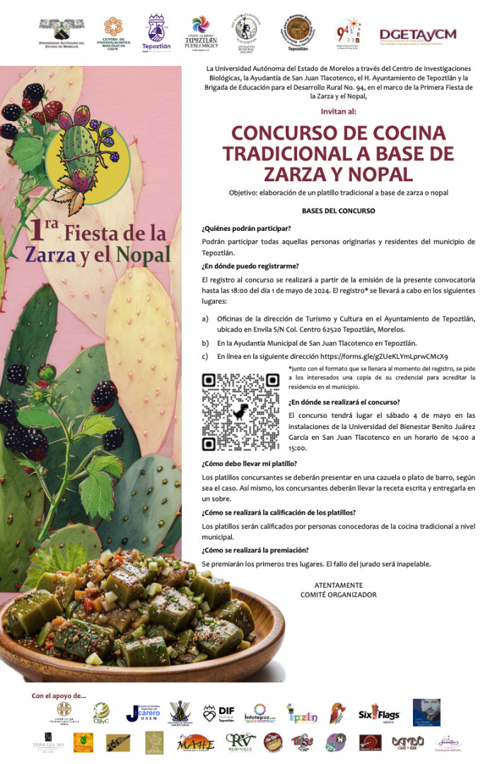 Concurso de Cocina Tradicional a Base de Zarza y Nopal