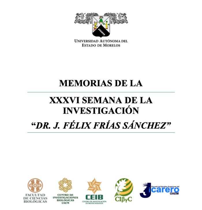 MEMORIAS DE LA XXXVI SEMANA DE LA INVESTIGACIÓN