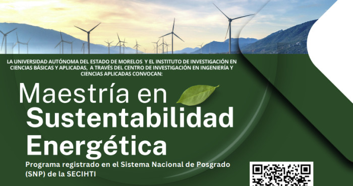 Convocatoria | Maestría en sustentabilidad energética