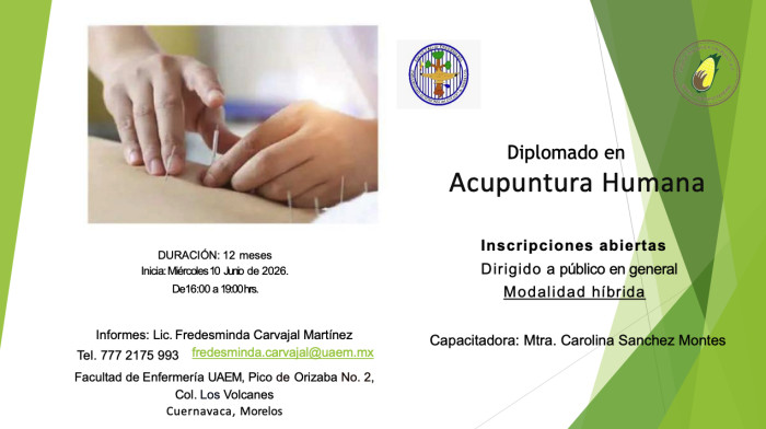 Diplomado: Acupuntura Humana 2026
