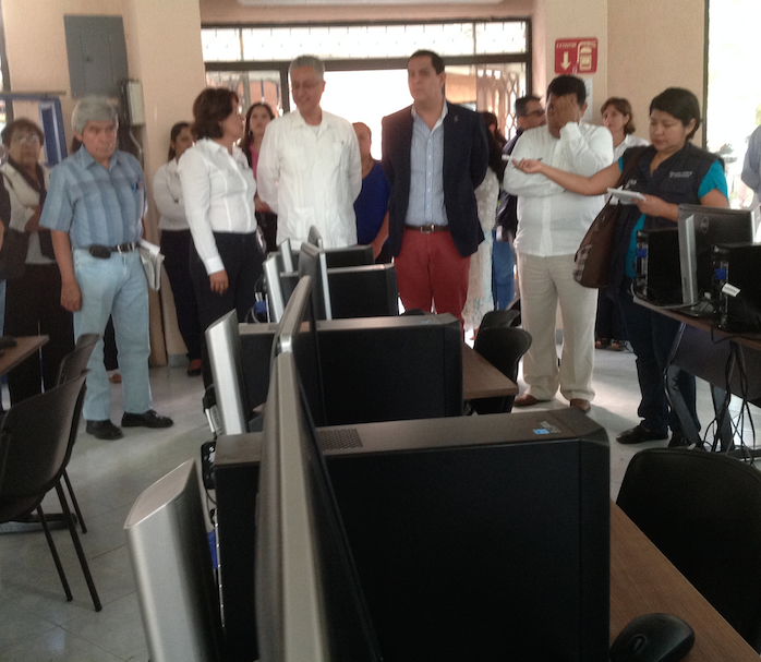 Inauguran centro de cómputo en Preparatoria de Jojutla