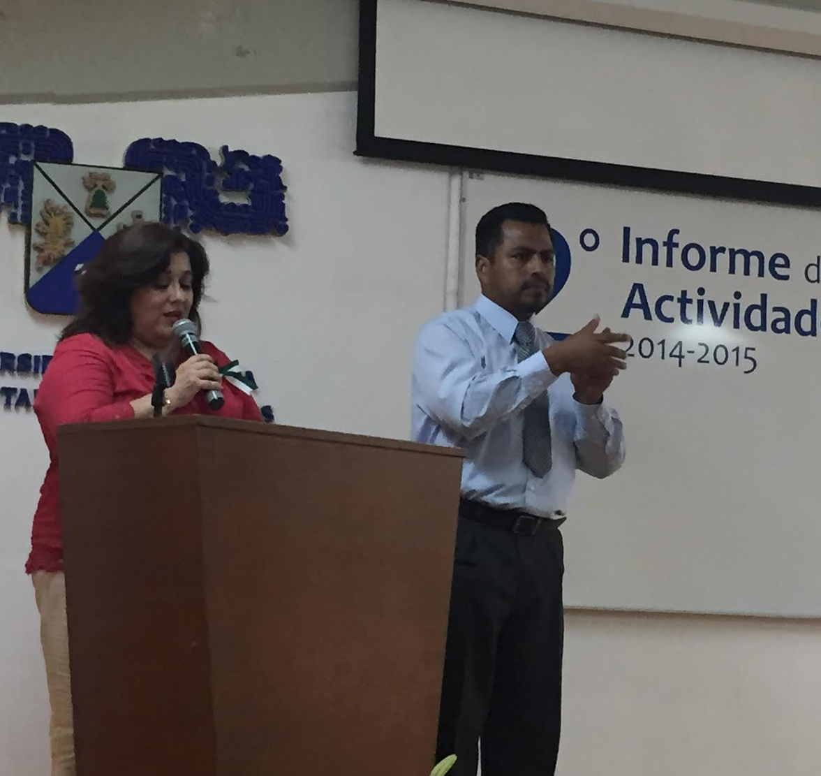 Rinde 2º informe de actividades directora de la Facultad de Comunicación Humana