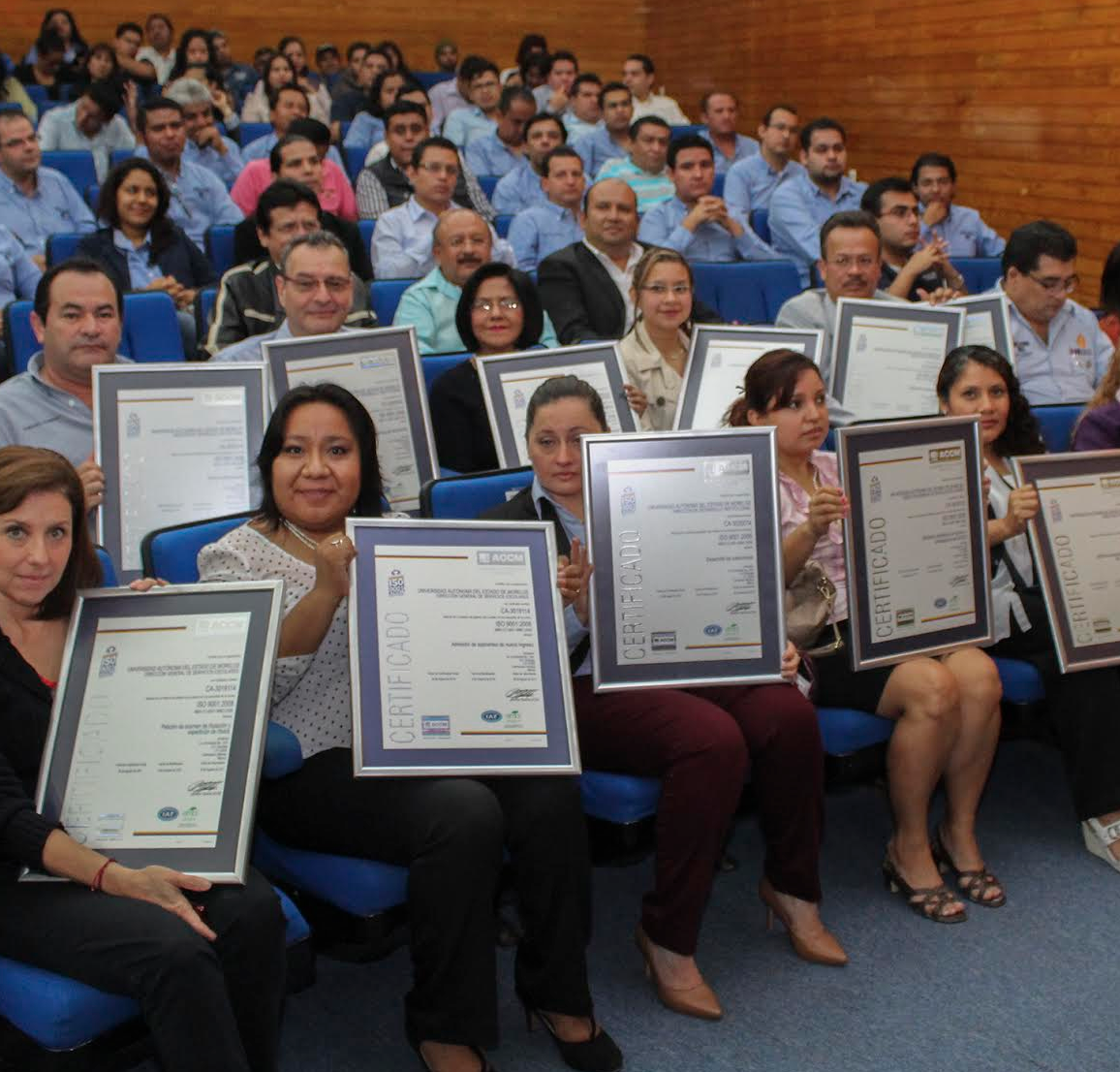 Certifica UAEM 15 procesos estratégicos administrativos