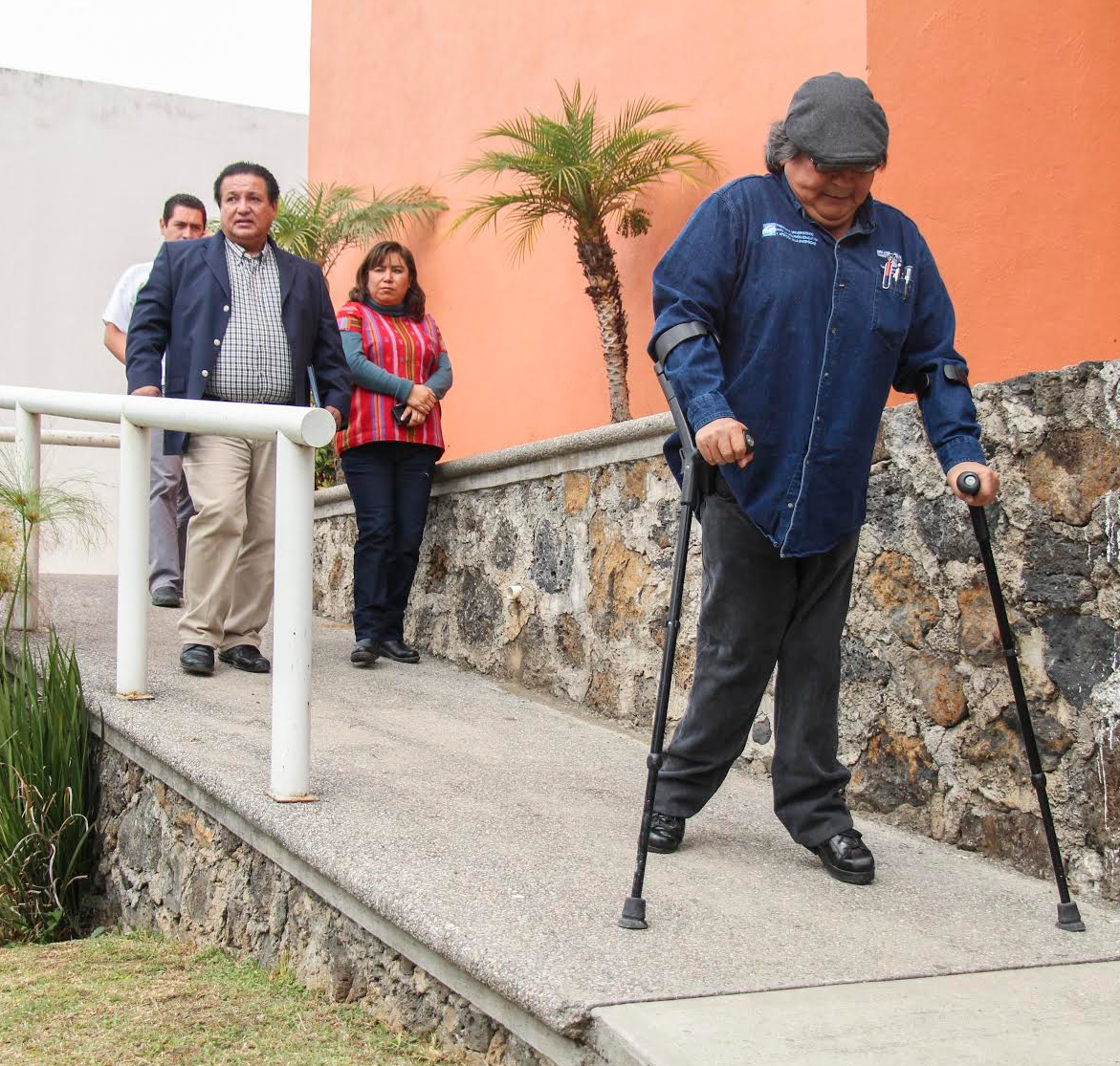 Avanza UAEM en construcción de infraestructura para personas con discapacidad