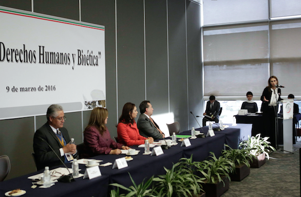 Participa la UAEM en seminario sobre Derechos Humanos y Bioética en el Senado de la República