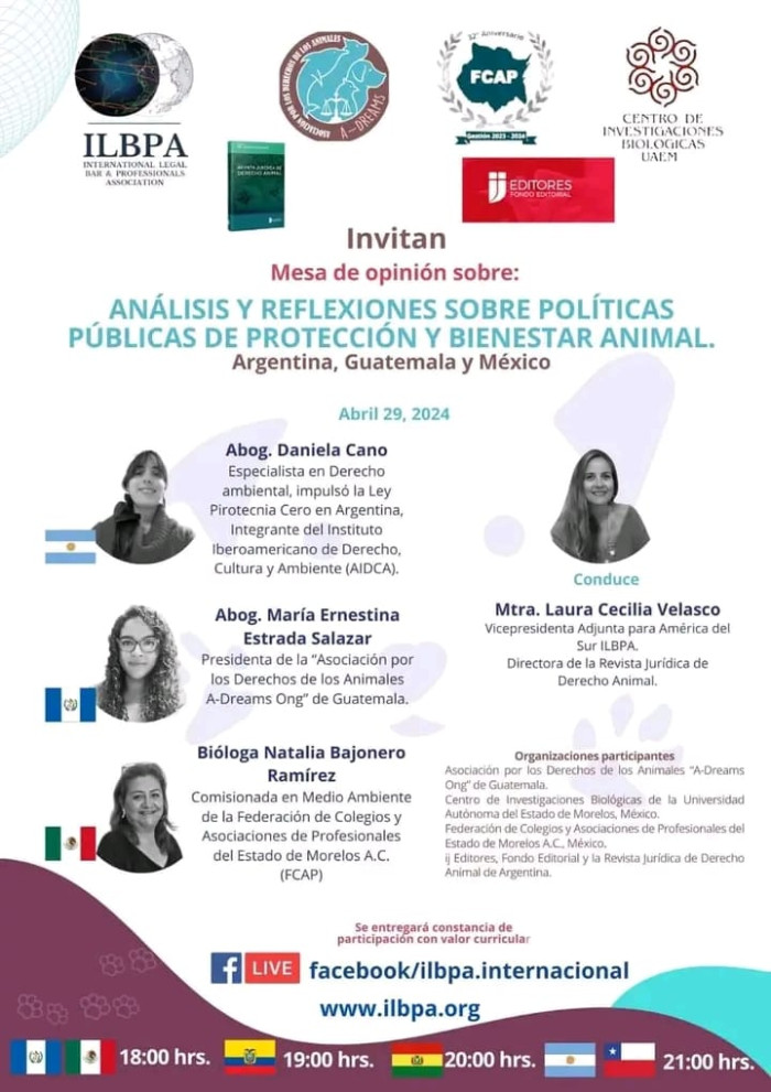 Análisis y Reflexiones sobe políticas Públicas de Protección y Bienestar Animal | Argentina, Guatemala y México