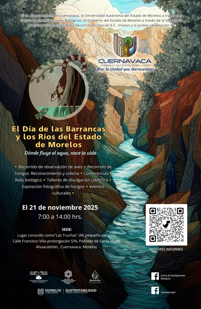"Día de la barrancas y los ríos de Morelos" Sede Cuernavaca
