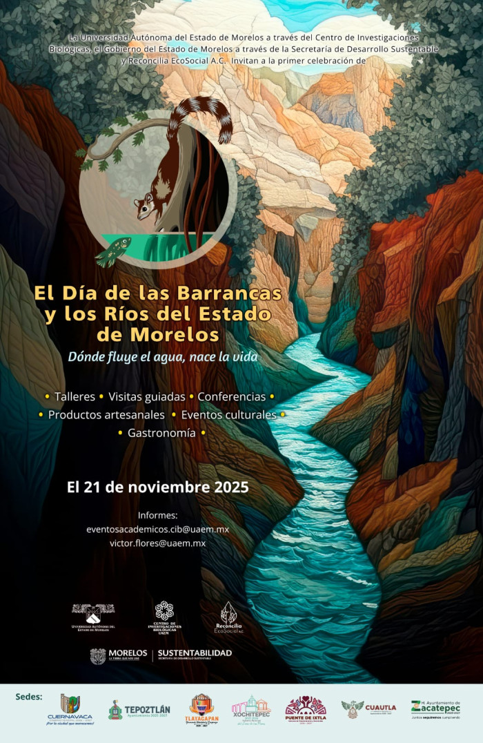 "Día de la barrancas y los ríos de Morelos"