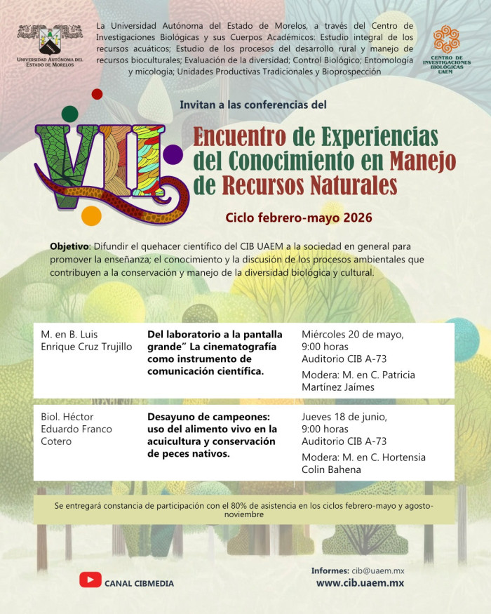 VII ENCUENTRO DE EXPERIENCIAS DEL CONOCIMIENTO EN MANEJO DE RECURSOS NATURALES
