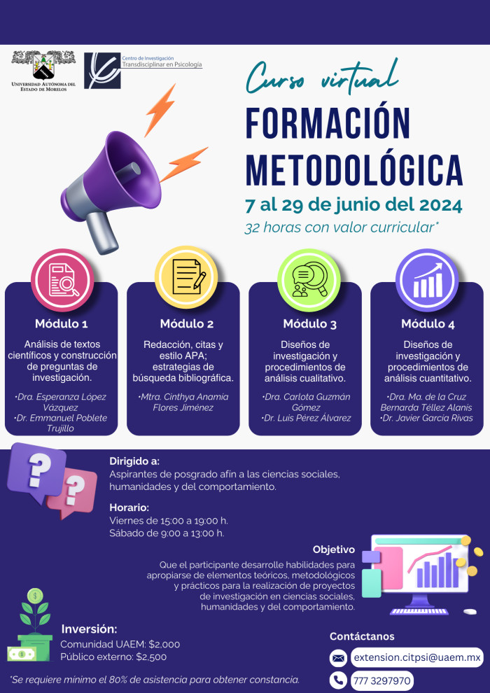 Formación Metodológica | Curso Virtual