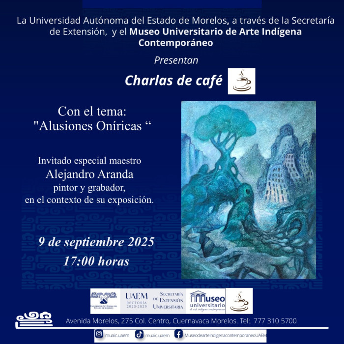 Charlas de café Con el tema: "Alusiones Oníricas "