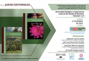 Presentación de la colección: Diversidad biológica e importancia cultural del estado de Morelos, Volumen I y II