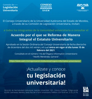 Acuerdo por el que se reforma de manera Integral el Estatuto Universitario