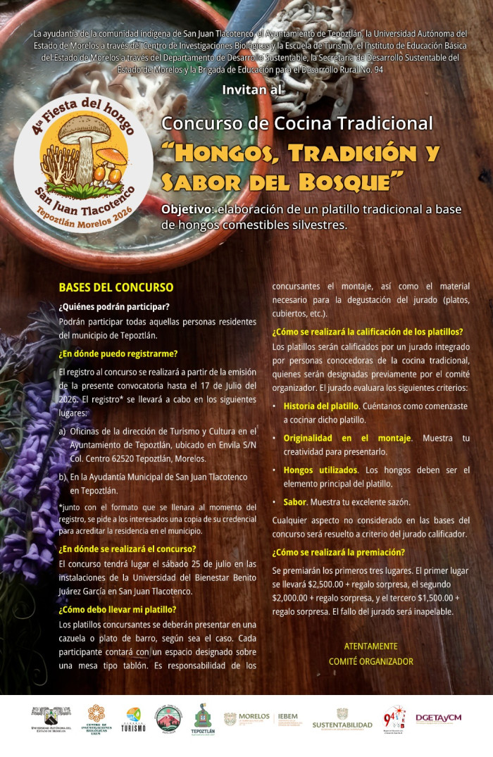 Concurso de Cocina Tradicional (4ª. Fiesta del Hongo, San Juan Tlacotenco)