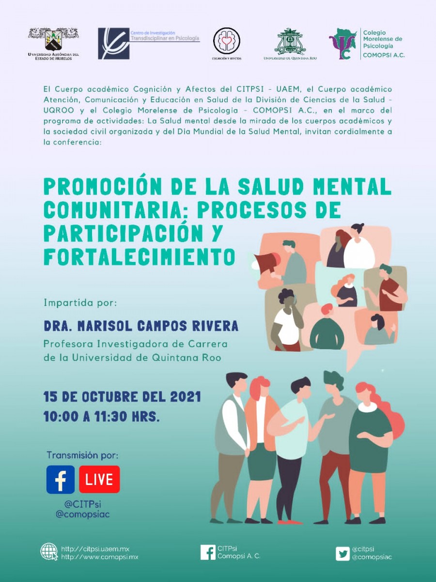 Conferencia "Promoción de la salud mental comunitaria: procesos de ...