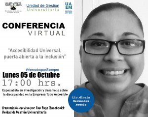 Conferencia Virtual: "Accesibilidad Universal, puerta abierta a la inclusión"