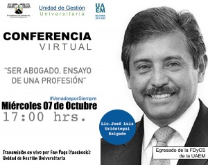 Conferencia Virtual: "Ser abogado, ensayo de una profesión"