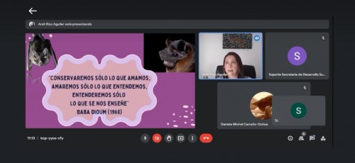 Imparten conferencia especialistas en murciélagos de la UAEM
