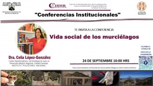 Conferencia: "Vida social de los murciélagos"