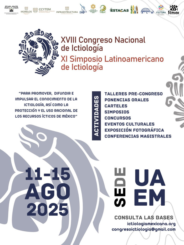 XVIII Congreso Nacional de Ictiología XI Simposio Latinoamericano de Ictiología